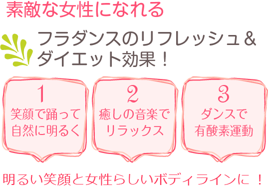 フラダンスのリフレッシュ＆ダイエット効果